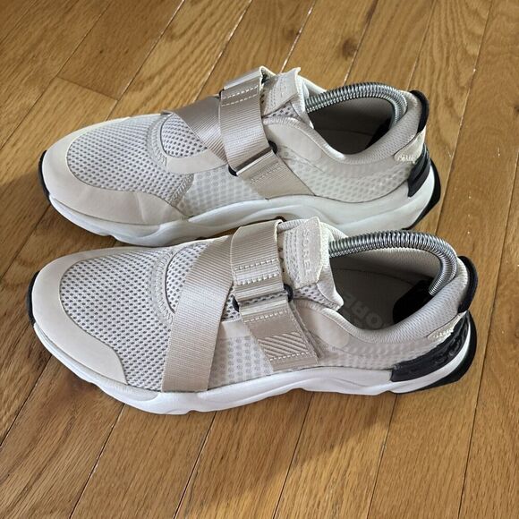 Sorel Kinetic Women's 8.5 Renegade Strap Sneakers Shoes White Walking - Picture 5 of 12